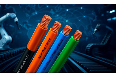 “Custom PUR industrial cables with robotic automation elements and a global export network in the ba