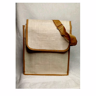 corchorus customizable natural jute office bag for global buyers & importers – sustainable & reusable