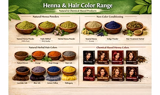 Natural herbal hair colour