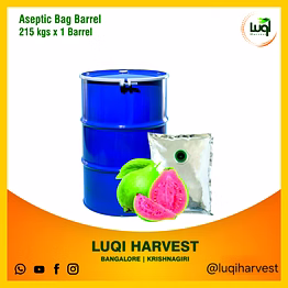 aseptic pink guava pulp 2025 crop