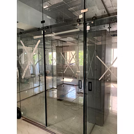toughened glass partions