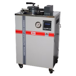 mac vertical autoclave fully automatic (single lever)