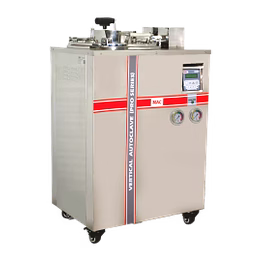 vertical high pressure steam sterilizer with dry cycle (triple walled)