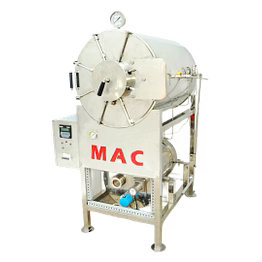 mac horizontal cylindrical autoclave (double walled – external boiler) msw-103(fad)