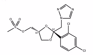Cis-(2, 4-(dichlorophenyl)-2-(1H-1, 2, 4-triazol-1-yl-methyl) 1, 3-dioxolan-4-yl]methyl methanesulfonate (IT-8)