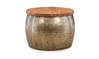 hammered cofee table