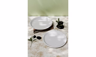 Sugarcane Bagasse Round Plate