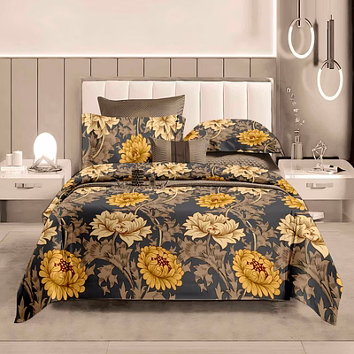 floral bedsheet