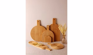 Wooden serving tray