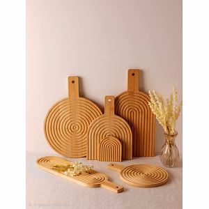 Wooden serving tray