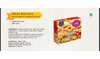 Karachi Bakery Fruit Biscuits.