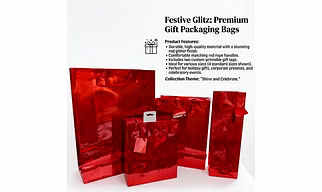 Holographic gift bag