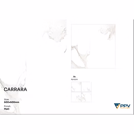 600x600 carrara and satyario tiles