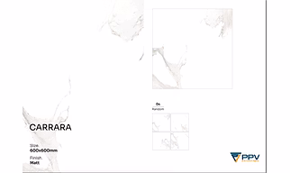 600x600 Carrara And Satyario Tiles
