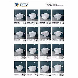 wall hung bathware