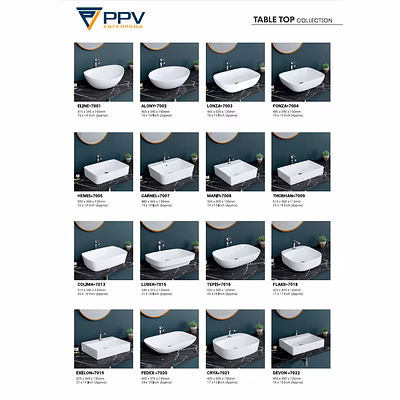 table top bathware