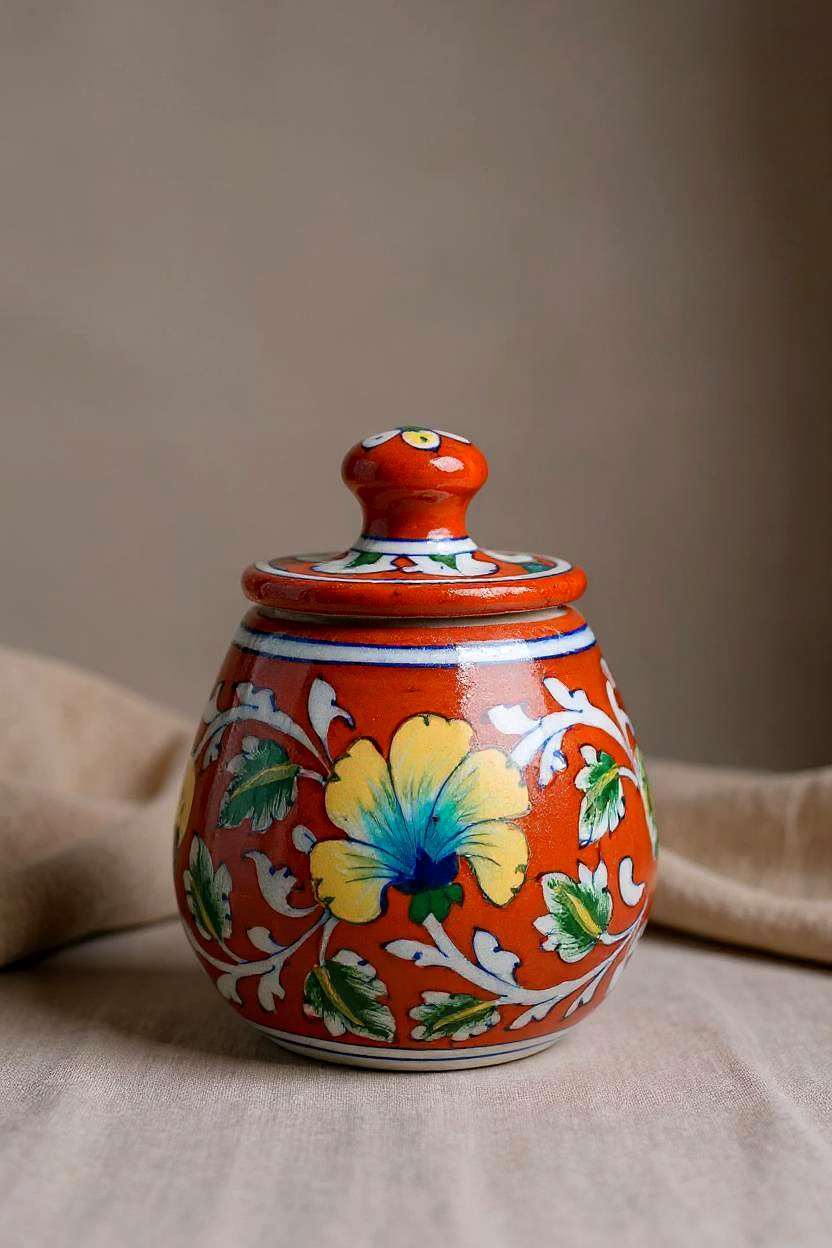 terracotta bloom jar