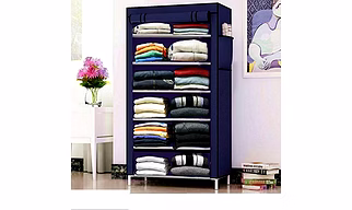 Metal Collapsible Organiser with 6 Layer (Blue)
