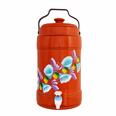 clay pot and bottle