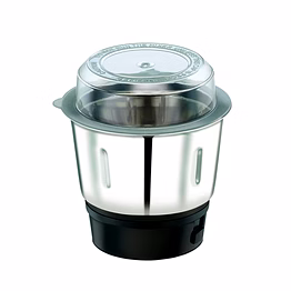 bajaj original 400ml chutney jar assembly | genuine mixer grinder spare jar | compatible with twister, fruity, gx-7, gx-8, bravo, gx-10dlx, gx-15, rex, fx-7 & gx15 models