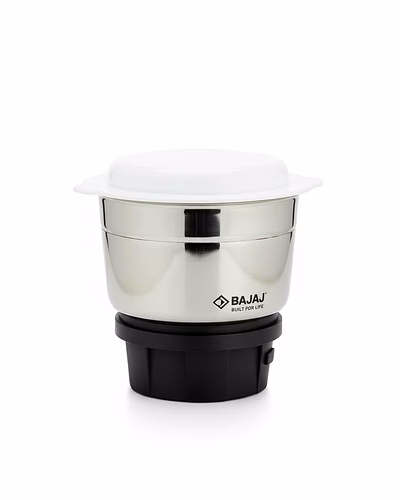 Bajaj 180ml Chutney Grinding Jar | Compatible with 50+ Bajaj &amp; MR Mixer Grinder Models | Original Replacement Jar Assembly-1058937-a41aca4f