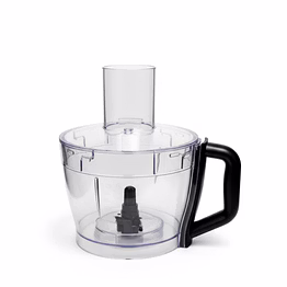 bajaj original food processor processing bowl with lid | compatible with fx1000 new & icon dlx models | genuine replacement jar | durable abs plastic | high-performance & easy to clean