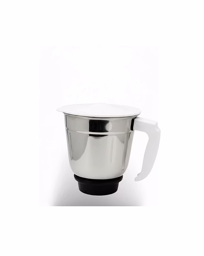 Bajaj Original 1 Litre Dry Jar Assembly for FX11 Food Processor | Genuine Stainless Steel Spare Jar | Compatible with FX11 &amp; Similar Models-1058937-5e6431db