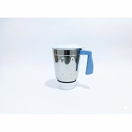 bajaj original 1.2 ltr liquidiser jar assembly for rex dlx mixer grinder | genuine stainless steel spare jar | compatible with rex dlx mg & similar models