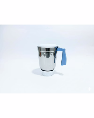 Bajaj Original 1.2 Ltr Liquidiser Jar Assembly for Rex DLX Mixer Grinder | Genuine Stainless Steel Spare Jar | Compatible with Rex DLX MG &amp; Similar Models-1058937-510660c8
