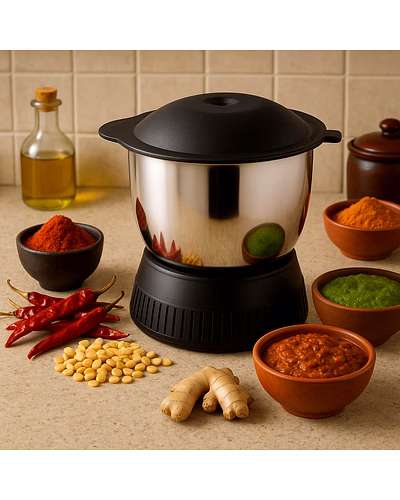 Bajaj Mixer Grinder Food Processor Chutney Jar – 500 ml | Compatible with FX 1000 NEW &amp; Icon DLX Models-3