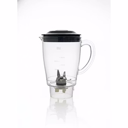 Bajaj Original 1L Liquidising Juicer Jar for NX01 MG 300W Mixer Grinder | Genuine ABS Plastic Replacement with Handle, Lid, 4 Teeth &amp; 2-Slot Blade | Compatible with NX01