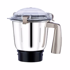 Bajaj Original 1.25L Dry Jar Assembly for Herculo MG 1000 Mixer Grinder | Genuine Replacement Stainless Steel Jar with Handle & Lid | Compatible with Bajaj Herculo MG & Similar Models