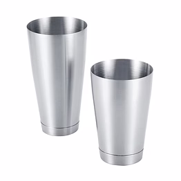 swati professional stainless steel cocktail shaker,/ punjabi lassi water juice milk glass steel big long size/premium mixing glass for bar and home, primary colour pack of 02