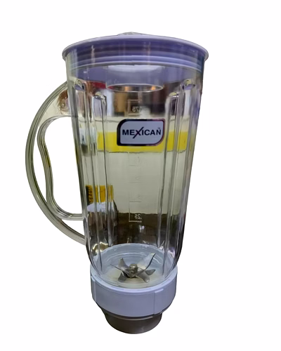 Mexican Transparent ABS Plastic Without Filter Suitable for any indian Mixer Juicer Jar (2.5 L) Universal 4-Teeth Coupler, 2-Slot Compatible-SH-MJ