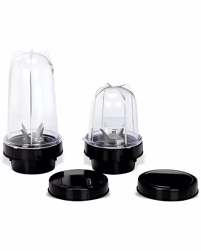 Mexican 2pc Jar set - Enhance Your Blending Experience with a Versatile Bullet Mixer Juicer Jar (300ml &amp; 500 ml)-SH-SBJ3A5