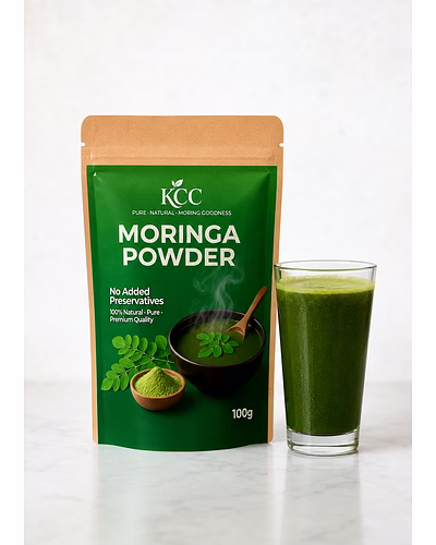 KCC Moringa Powder 100g | 100% Natural &amp; Pure Moringa Leaf Powder | No Added Preservatives-kk-mp01