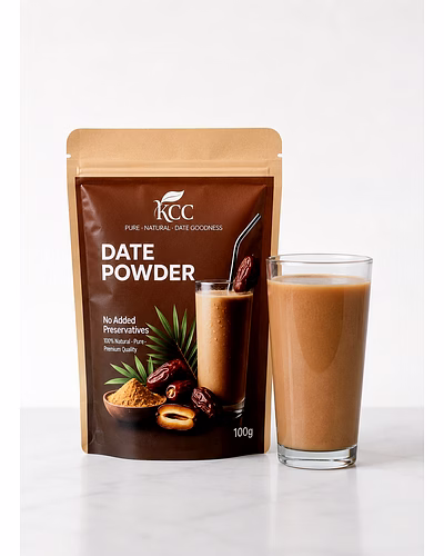 KCC Date Powder 100g | 100% Natural Date Fruit Powder | No Added Preservatives-kk-dp01