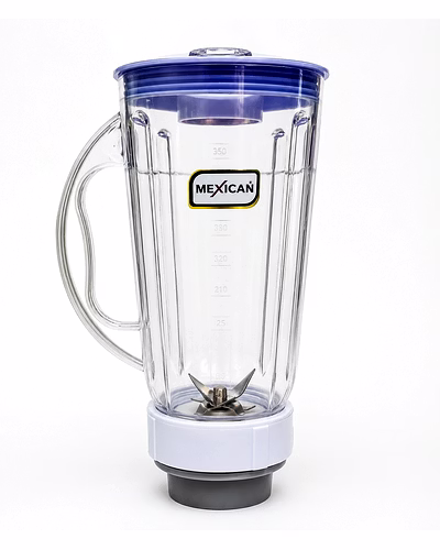 Mexican Mixer Juicer Jar 2.5L | Transparent ABS Plastic | Universal 4-Teeth Coupler | 2-Slot Compatible-SH-MJ