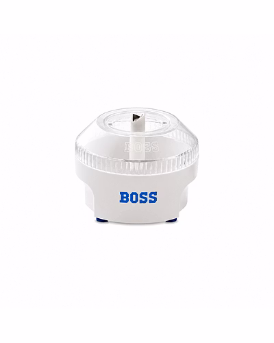 Boss 300ml Chutney Pot Attachment | ABS Plastic Small Jar with Flat Bush Blade | Compatible with Boss B115,116,126 Hand Blender &amp; Other Boss Hand Blender Models-BOSS-B115-CHUTNEY300