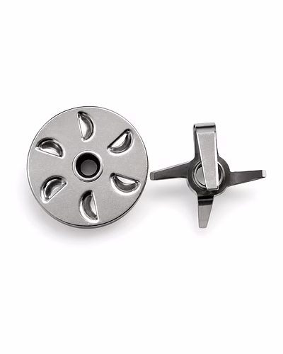 Boss Stainless Steel Butter Blade &amp; Cutting Blade Attachment Set | 2 Piece Mincer &amp; Whisk Blades | Compatible with Boss B115, B116, B124 &amp; B126 Hand Blender-BOSS-B-BLADESET-02