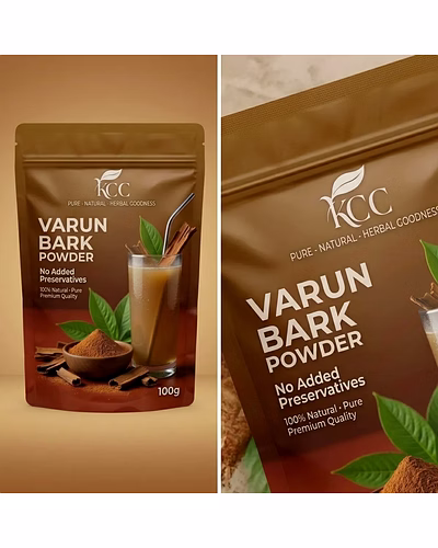 KCC Varun Bark Powder 100g | 100% Natural Varun Chhal Powder | No Added Preservatives | Premium Ayurvedic Herbal Powder-1