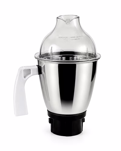 Preethi Crown Mixer Grinder Stainless Steel Jar with Dome Lid | Wet &amp; Dry Grinding Replacement Jar Assembly-pt02-01