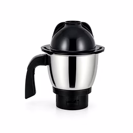 vidiem 400ml chutney attachment jar assembly | stainless steel mixer grinder jar with dome lid | 0.4 litre capacity