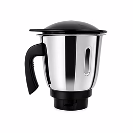 vidiem 1 litre multi-purpose mixer grinder jar assembly | stainless steel bowl with lid | suitable for vdm models