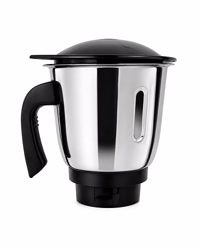 Vidiem 1 Litre Multi-Purpose Mixer Grinder Jar Assembly | Stainless Steel Bowl with Lid | Suitable for VDM Models-VDM02-01