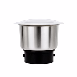 philips mixer grinder stainless steel chutney jar assembly 0.33 litre | suitable for philips hl1606 models | compact grinding jar