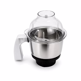 preethi 0.5 litre stainless steel chutney jar assembly with dome lid | suitable for preethi mixer grinder models