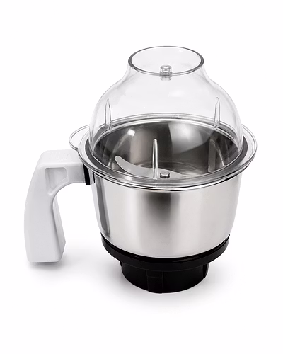 Preethi 0.5 Litre Stainless Steel Chutney Jar Assembly with Dome Lid | Suitable for Preethi Mixer Grinder Models-pt03-01
