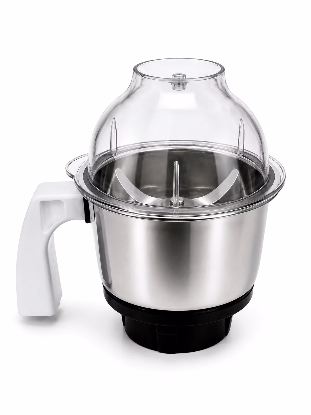 Preethi 0.5 Litre Stainless Steel Chutney Jar Assembly with Dome Lid | Suitable for Preethi Mixer Grinder Models image 2