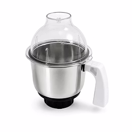 preethi 1.5 litre stainless steel mixer grinder bowl jar assembly with dome lid | suitable for preethi mixer grinder models